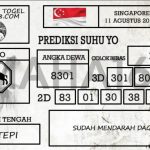 Prediksi Togel Singapore Hari Ini Tanggal 11 Agustus