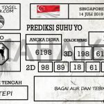 Prediksi Togel Singapore Hari Ini Tanggal 14 Juli