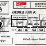 Prediksi Togel Singapore Hari Ini Tanggal 17 Juli