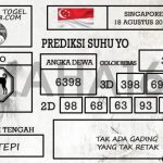 Prediksi Togel Singapore Hari Ini Tanggal 18 Agustus