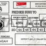 Prediksi Togel Singapore Hari Ini Tanggal 18 Juli