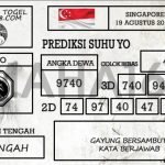 Prediksi Togel Singapore Hari Ini Tanggal 19 Agustus