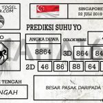 Prediksi Togel Singapore Hari Ini Tanggal 22 Juli