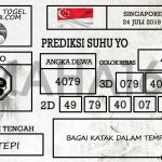 Prediksi Togel Singapore Hari Ini Tanggal 24 Juli