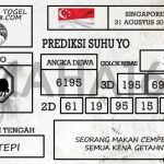 Prediksi Togel Singapore Hari Ini Tanggal 31 Agustus