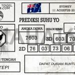 Prediksi Togel Sydney Hari Ini Tanggal 11 Agustus