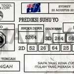 Prediksi Togel Sydney Hari Ini Tanggal 20 Agustus