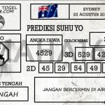 Prediksi Togel Sydney Hari Ini Tanggal 23 Agustus