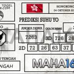 Prediksi Togel Hongkong Hari Ini Tanggal 04 Oktober