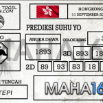 Prediksi Togel Hongkong Hari Ini Tanggal 11 September