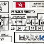 Prediksi Togel Hongkong Hari Ini Tanggal 13 Oktober