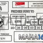 Prediksi Togel Singapore Hari Ini Tanggal 02 Oktober