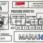 Prediksi Togel Singapore Hari Ini Tanggal 13 Oktober