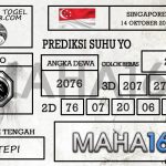 Prediksi Togel Singapore Hari Ini Tanggal 14 Oktober