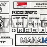 Prediksi Togel Singapore Hari Ini Tanggal 19 Oktober