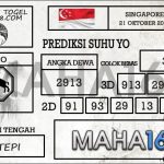 Prediksi Togel Singapore Hari Ini Tanggal 21 Oktober