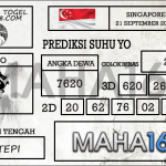 Prediksi Togel Singapore Hari Ini Tanggal 21 September