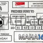Prediksi Togel Singapore Hari Ini Tanggal 23 Oktober