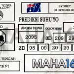 Prediksi Togel Sydney Hari Ini Tanggal 08 Oktober