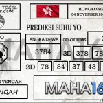 Prediksi Togel Hongkong Hari Ini Tanggal 04 November
