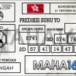 Prediksi Togel Hongkong Hari Ini Tanggal 21 Oktober
