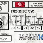 Prediksi Togel Hongkong Hari Ini Tanggal 28 Oktober