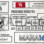 Prediksi Togel Hongkong Hari Ini Tanggal 29 Oktober
