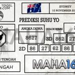 Prediksi Togel Sydney Hari Ini Tanggal 10 November