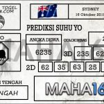 Prediksi Togel Sydney Hari Ini Tanggal 16 Oktober