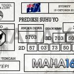 Prediksi Togel Sydney Hari Ini Tanggal 19 Oktober