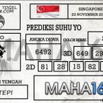 Prediksi Togel Singapore Hari Ini Tanggal 23 November