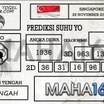 Prediksi Togel Singapore Hari Ini Tanggal 25 November