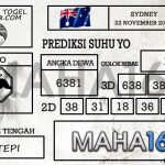 Prediksi Togel Sydney Hari Ini Tanggal 22 November