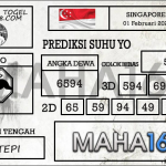 Prediksi Togel Singapore Hari Ini Tanggal 01 Februari