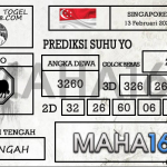 Prediksi Togel Singapore Hari Ini Tanggal 13 Februari