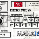 Prediksi Togel Hongkong Hari Ini Tanggal 27 Februari