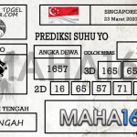 Prediksi Togel Singapore Hari Ini Tanggal 23 Maret
