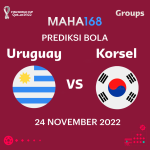 prediksi bola piala dunia uruguay vs korsel 2022